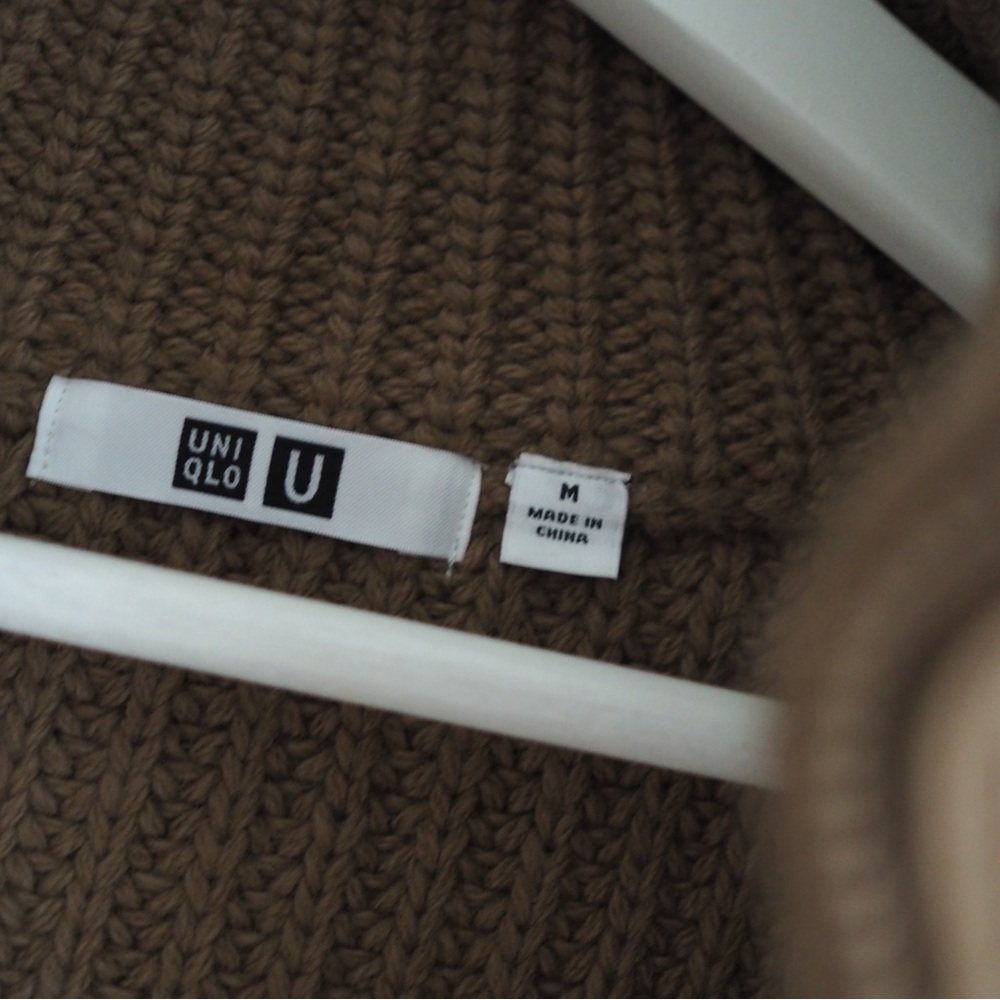 Lemaire zip up knitted lambswool blend Uniqlo jacket - Picture 11 of 13